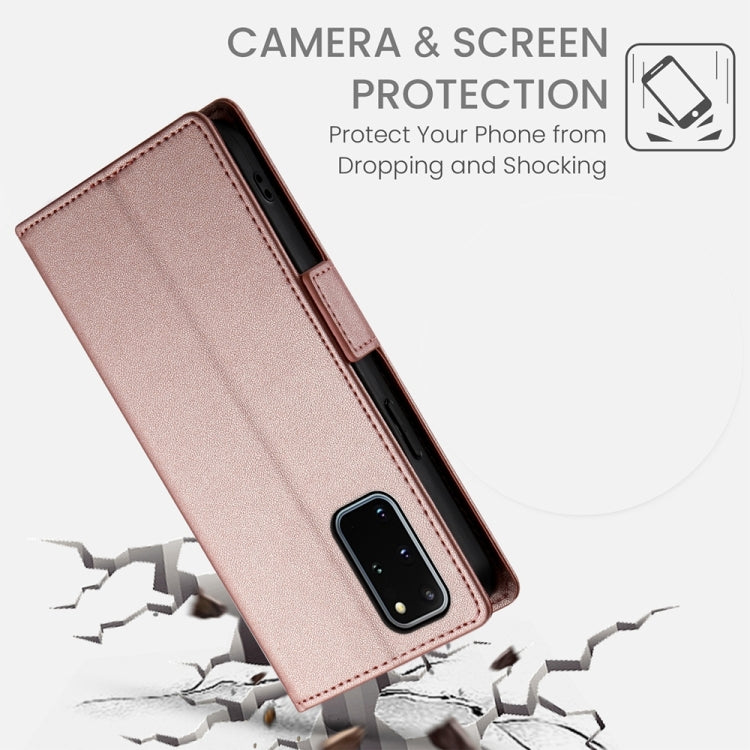 Side Buckle Magnetic Frosted Leather Phone Case, For Samsung Galaxy S20+ 5G, For Samsung Galaxy S20 5G, For Samsung Galaxy S10e