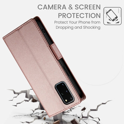 Side Buckle Magnetic Frosted Leather Phone Case, For Samsung Galaxy S20+ 5G, For Samsung Galaxy S20 5G, For Samsung Galaxy S10e