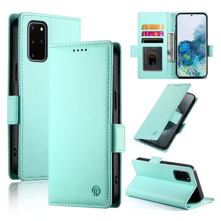 Side Buckle Magnetic Frosted Leather Phone Case, For Samsung Galaxy S20 FE 5G, For Samsung Galaxy S20 Ultra 5G, For Samsung Galaxy S20+ 5G