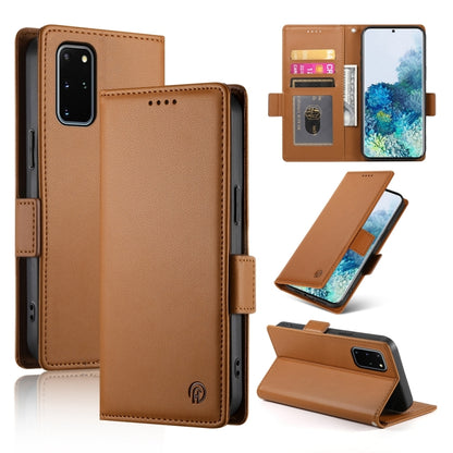 Side Buckle Magnetic Frosted Leather Phone Case, For Samsung Galaxy S20 FE 5G, For Samsung Galaxy S20 Ultra 5G, For Samsung Galaxy S20+ 5G