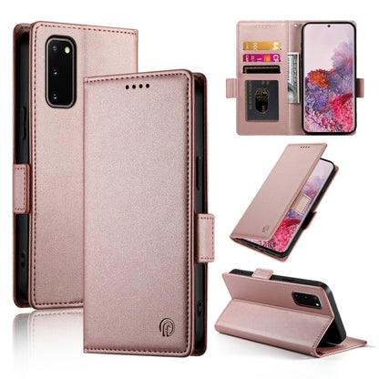 Side Buckle Magnetic Frosted Leather Phone Case, For Samsung Galaxy S20 5G, For Samsung Galaxy S10e, For Samsung Galaxy S10+