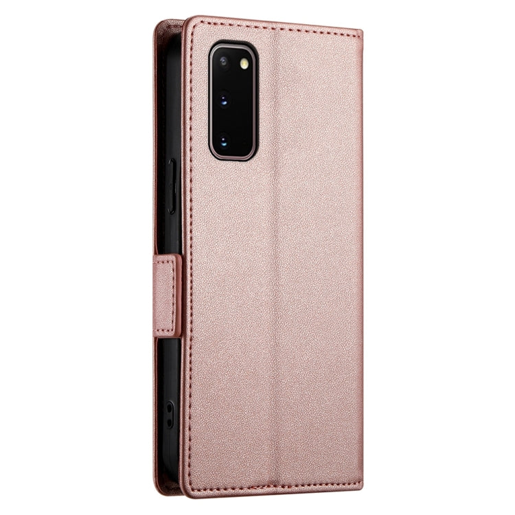 Side Buckle Magnetic Frosted Leather Phone Case, For Samsung Galaxy S20 5G, For Samsung Galaxy S10e, For Samsung Galaxy S10+