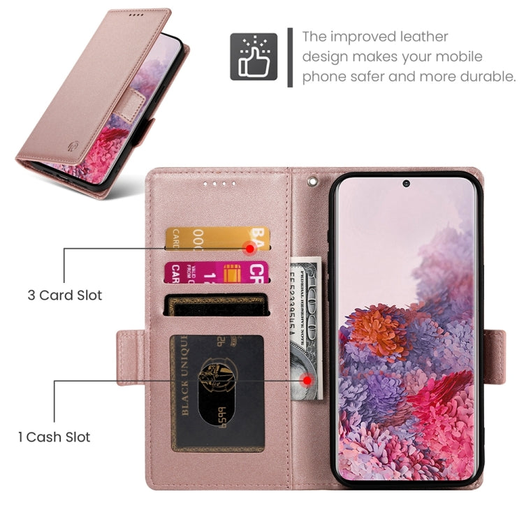 Side Buckle Magnetic Frosted Leather Phone Case, For Samsung Galaxy S20 5G, For Samsung Galaxy S10e, For Samsung Galaxy S10+