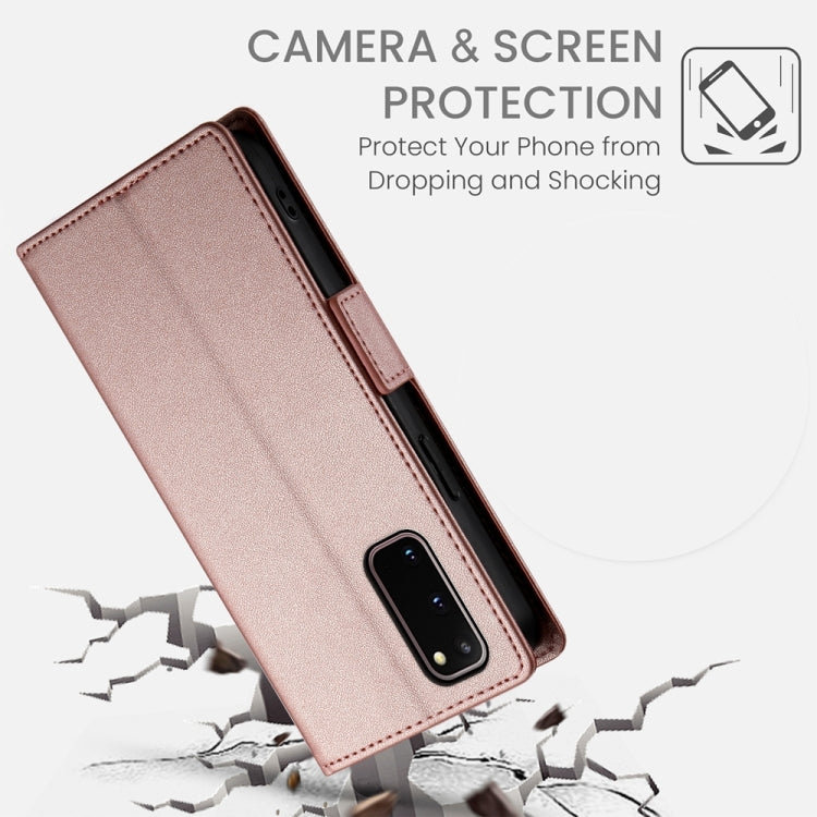 Side Buckle Magnetic Frosted Leather Phone Case, For Samsung Galaxy S20 5G, For Samsung Galaxy S10e, For Samsung Galaxy S10+