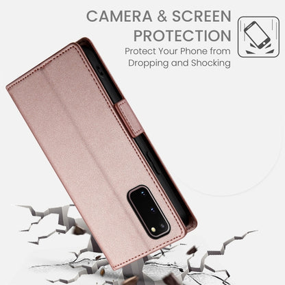 Side Buckle Magnetic Frosted Leather Phone Case, For Samsung Galaxy S20 5G, For Samsung Galaxy S10e, For Samsung Galaxy S10+