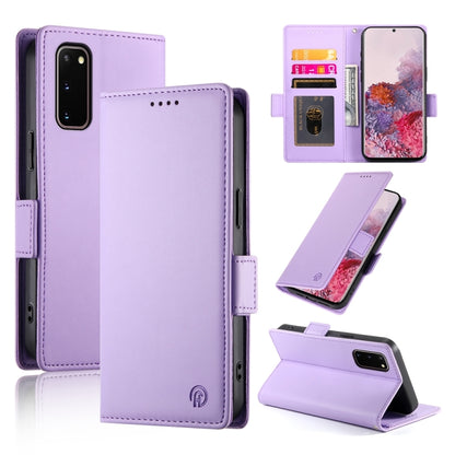 Side Buckle Magnetic Frosted Leather Phone Case, For Samsung Galaxy S20 5G, For Samsung Galaxy S10e, For Samsung Galaxy S10+
