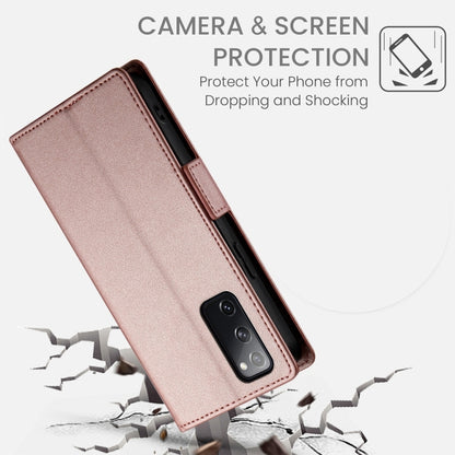 Side Buckle Magnetic Frosted Leather Phone Case, For Samsung Galaxy S20 FE 5G, For Samsung Galaxy S20 Ultra 5G, For Samsung Galaxy S20+ 5G