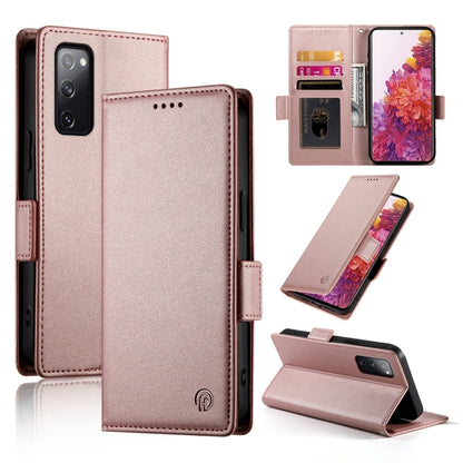 Side Buckle Magnetic Frosted Leather Phone Case, For Samsung Galaxy S20 FE 5G, For Samsung Galaxy S20 Ultra 5G, For Samsung Galaxy S20+ 5G