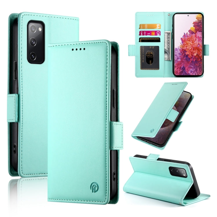 Side Buckle Magnetic Frosted Leather Phone Case, For Samsung Galaxy S20 FE 5G, For Samsung Galaxy S20 Ultra 5G, For Samsung Galaxy S20+ 5G