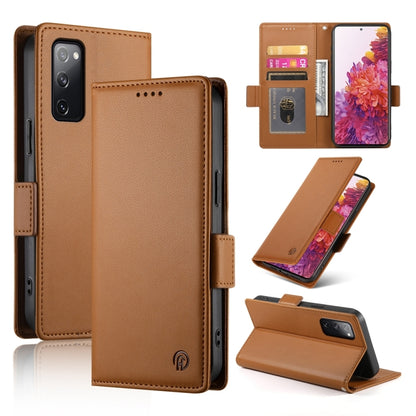 Side Buckle Magnetic Frosted Leather Phone Case, For Samsung Galaxy S20 FE 5G, For Samsung Galaxy S20 Ultra 5G, For Samsung Galaxy S20+ 5G