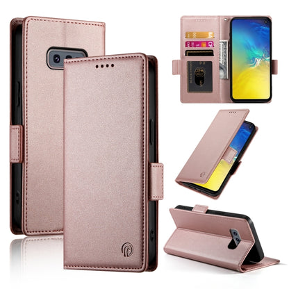 Side Buckle Magnetic Frosted Leather Phone Case, For Samsung Galaxy S20 5G, For Samsung Galaxy S10e, For Samsung Galaxy S10+