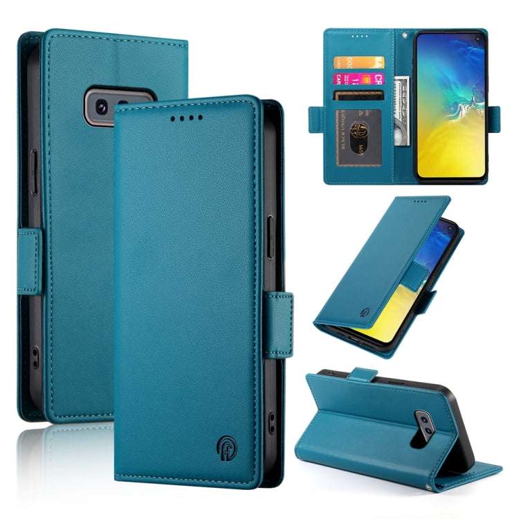 Side Buckle Magnetic Frosted Leather Phone Case, For Samsung Galaxy S20 5G, For Samsung Galaxy S10e, For Samsung Galaxy S10+