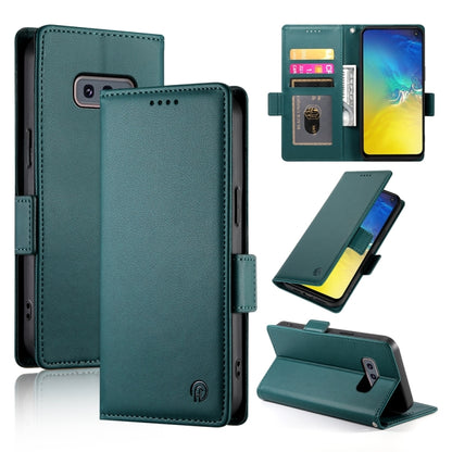 Side Buckle Magnetic Frosted Leather Phone Case, For Samsung Galaxy S20 5G, For Samsung Galaxy S10e, For Samsung Galaxy S10+
