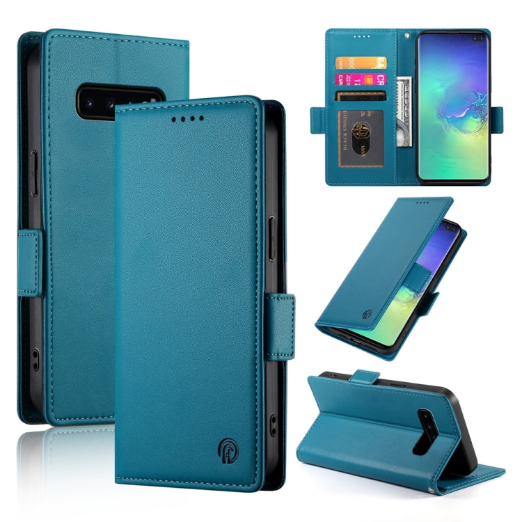 Side Buckle Magnetic Frosted Leather Phone Case, For Samsung Galaxy S20 5G, For Samsung Galaxy S10e, For Samsung Galaxy S10+