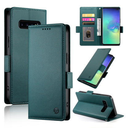 Side Buckle Magnetic Frosted Leather Phone Case, For Samsung Galaxy S20 5G, For Samsung Galaxy S10e, For Samsung Galaxy S10+