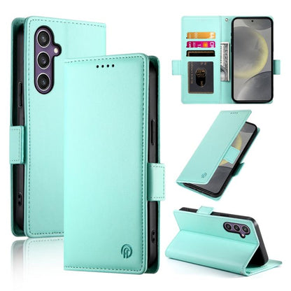 Side Buckle Magnetic Frosted Leather Phone Case, For Samsung Galaxy S25 Edge 5G, For Samsung Galaxy S25 5G, For Samsung Galaxy S25+ 5G