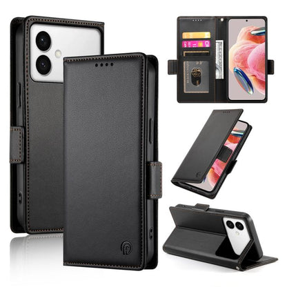 Side Buckle Magnetic Frosted Leather Phone Case, For Galaxy S26 FE 5G, For Samsung Galaxy S26+ 5G, For Samsung Galaxy S26 Edge 5G