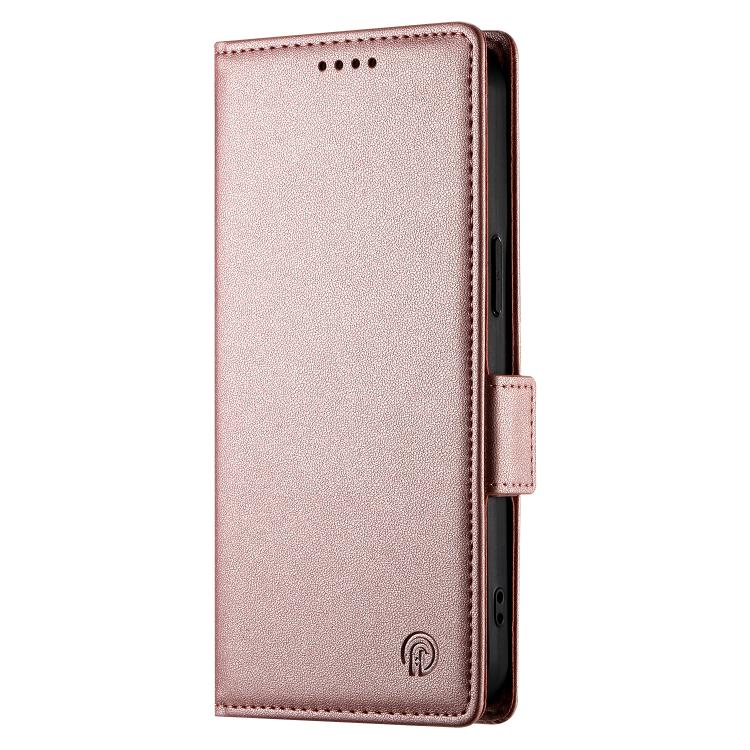 Side Buckle Magnetic Frosted Leather Phone Case, For Galaxy S26 FE 5G, For Samsung Galaxy S26+ 5G, For Samsung Galaxy S26 Edge 5G