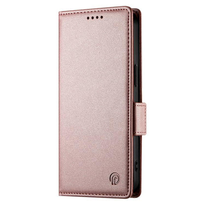 Side Buckle Magnetic Frosted Leather Phone Case, For Galaxy S26 FE 5G, For Samsung Galaxy S26+ 5G, For Samsung Galaxy S26 Edge 5G