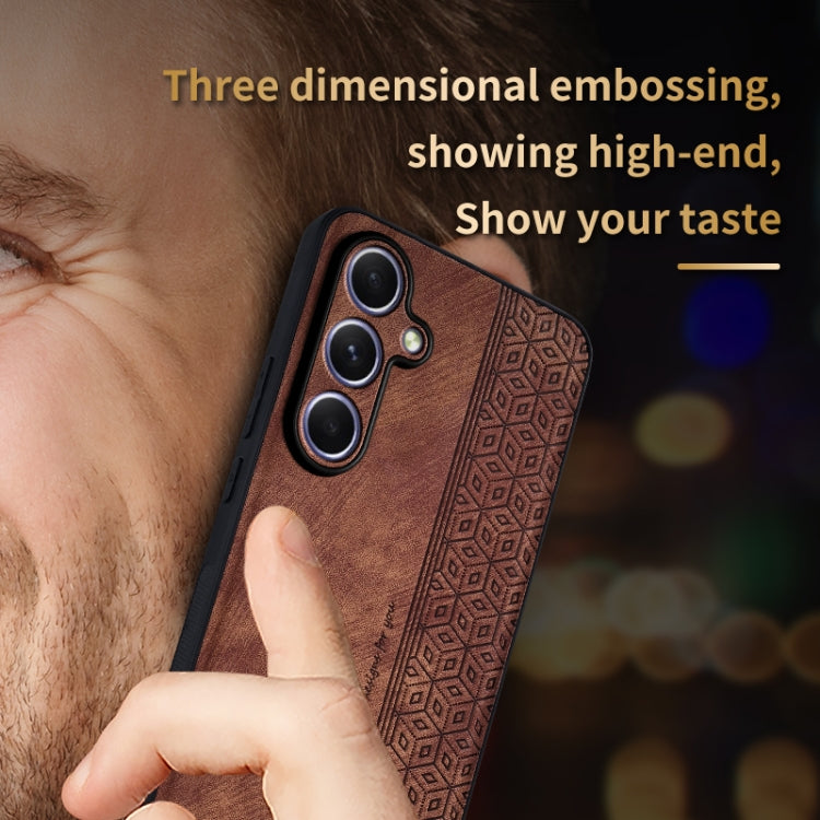 AZNS 3D Embossed Skin Feel Phone Case, For Samsung Galaxy S25+ 5G, For Samsung Galaxy S25 Ultra 5G, For Samsung Galaxy S24 FE 5G