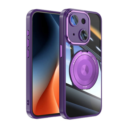 360 Holder Magsafe Acrylic Hybrid TPU Phone Case, For iPhone 13 Pro, For iPhone 13, For iPhone 12, For iPhone 12 Pro Max