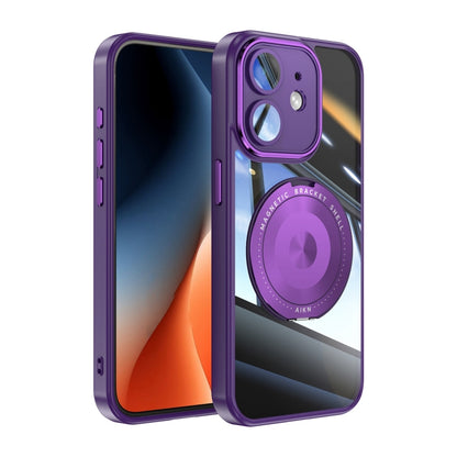 360 Holder Magsafe Acrylic Hybrid TPU Phone Case, For iPhone 13 Pro, For iPhone 13, For iPhone 12, For iPhone 12 Pro Max