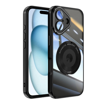 360 Holder Magsafe Acrylic Hybrid TPU Phone Case, For iPhone 16e, For iPhone 16 Pro Max, For iPhone 16 Pro, For iPhone 16 Plus