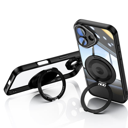 360 Holder Magsafe Acrylic Hybrid TPU Phone Case, For iPhone 16, For iPhone 15 Pro Max, For iPhone 15 Pro, For iPhone 15