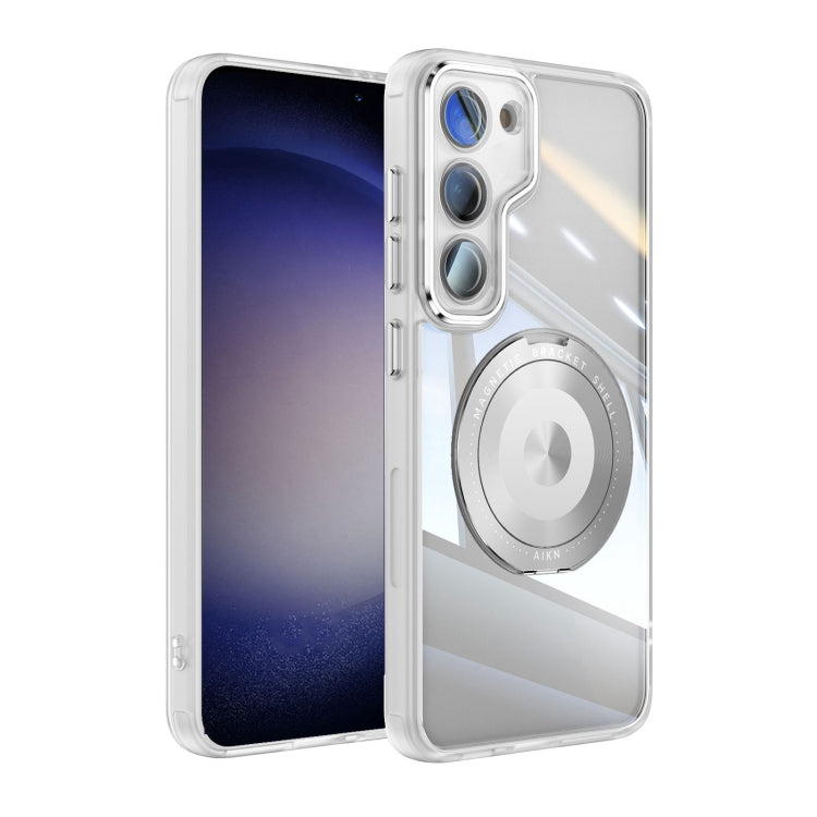 360 Holder MagSafe Acrylic Hybrid TPU Phone Case, For Samsung Galaxy S24+ 5G, For Samsung Galaxy S24 5G, For Samsung Galaxy S23 Ultra 5G, For Samsung Galaxy S23+ 5G