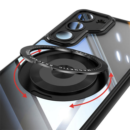 360 Holder MagSafe Acrylic Hybrid TPU Phone Case, For Samsung Galaxy S23 5G