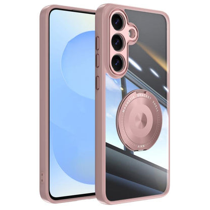 360 Holder MagSafe Acrylic Hybrid TPU Phone Case, For Samsung Galaxy S26+ 5G, For Samsung Galaxy S26 Ultra 5G, For Samsung Galaxy S26 5G, For Samsung Galaxy S25 5G