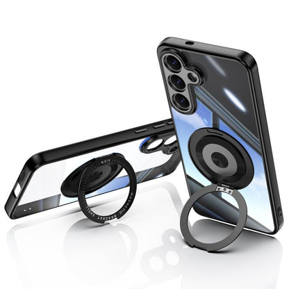 360 Holder MagSafe Acrylic Hybrid TPU Phone Case, For Samsung Galaxy S26+ 5G, For Samsung Galaxy S26 Ultra 5G, For Samsung Galaxy S26 5G, For Samsung Galaxy S25 5G
