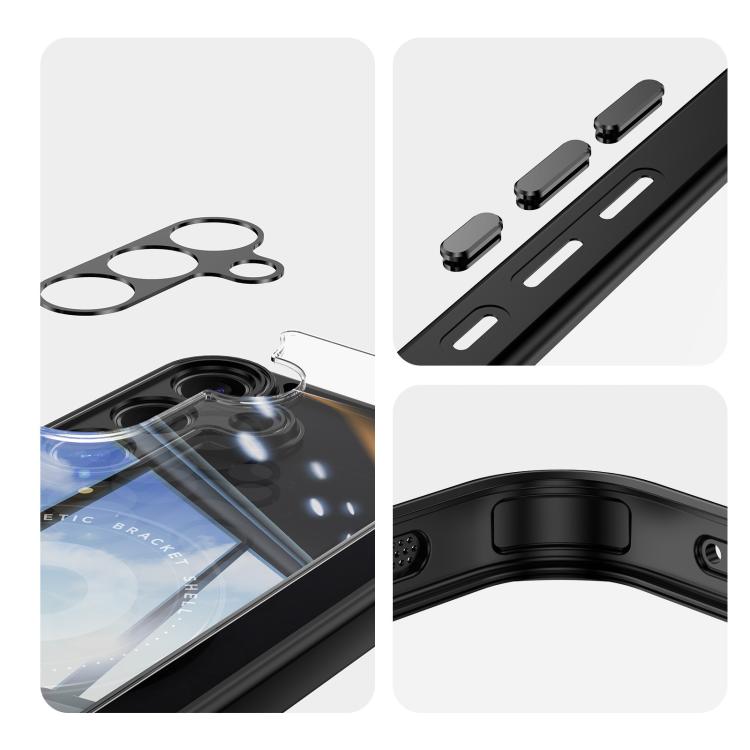 360 Holder MagSafe Acrylic Hybrid TPU Phone Case, For Samsung Galaxy S26+ 5G, For Samsung Galaxy S26 Ultra 5G, For Samsung Galaxy S26 5G, For Samsung Galaxy S25 5G