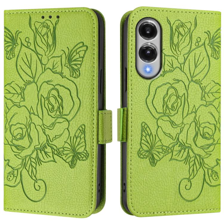 Embossed Rose RFID Anti-theft Leather Phone Case, For Samsung Galaxy S25 Edge 5G, For Samsung Galaxy S25 5G, For Samsung Galaxy S25+ 5G, For Samsung Galaxy S25 Ultra 5G