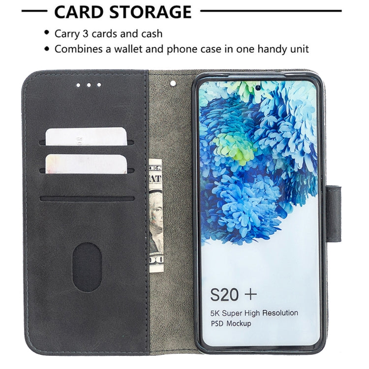 Matching Color Crocodile Texture Horizontal Flip PU Leather Case with Wallet & Holder & Card Slots, For Samsung Galaxy S20+