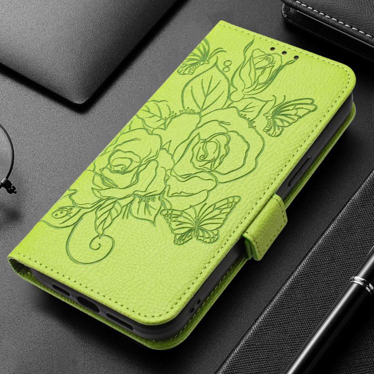 Embossed Rose RFID Anti-theft Leather Phone Case, For Realme P4 5G, For Realme 15T 5G Global, For Realme 15 / 15 Pro 5G Global, For Realme C71 4G Global