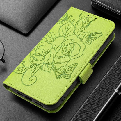 Embossed Rose RFID Anti-theft Leather Phone Case, For Realme P4 5G, For Realme 15T 5G Global, For Realme 15 / 15 Pro 5G Global, For Realme C71 4G Global