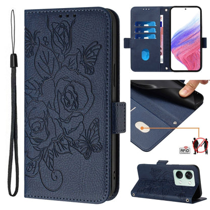 Embossed Rose RFID Anti-theft Leather Phone Case, For OnePlus 12 5G, For OnePlus Nord CE3 5G, For OnePlus Nord CE3 Lite 5G / Nord N30, For OnePlus Ace 2V / Nord 3