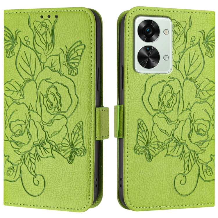 Embossed Rose RFID Anti-theft Leather Phone Case, For OnePlus Nord 2T, For OnePlus 10R / Ace / 10R Prime, For OnePlus Nord CE 2 5G, For OnePlus 10 Pro 5G
