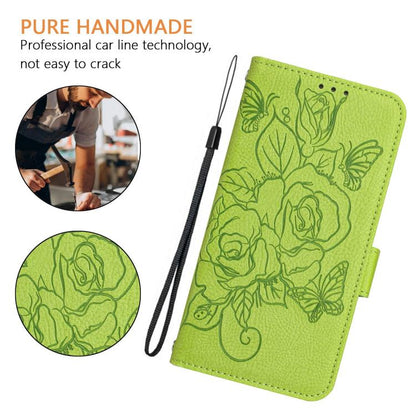 Embossed Rose RFID Anti-theft Leather Phone Case, For OnePlus Turbo 6X Pro 5G, For OnePlus Turbo 6 / Turbo 6V, For OnePlus Ace 5 Ultra, For OnePlus Ace 5 Racing