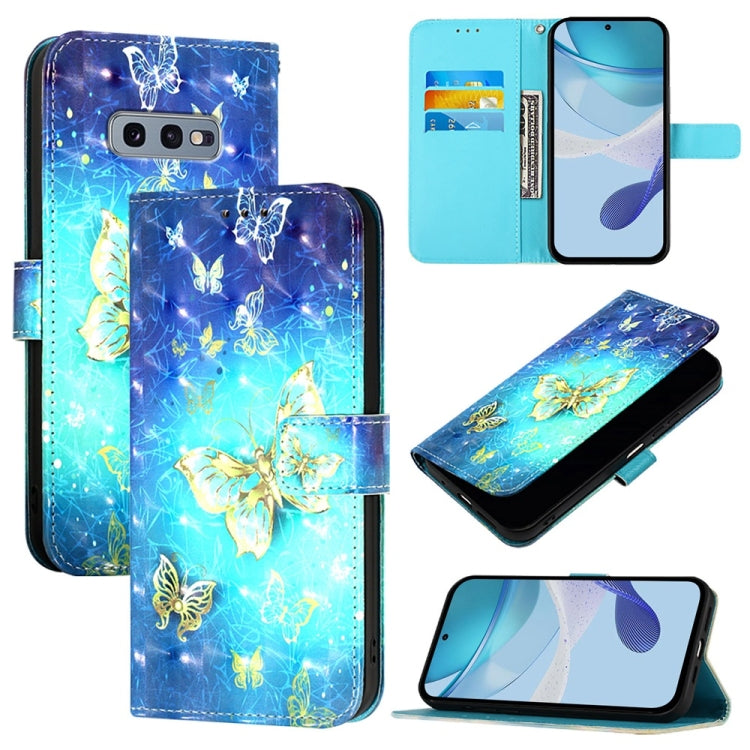 3D Painting Horizontal Flip Leather Phone Case, For Samsung Galaxy S24 FE 5G, For Samsung Galaxy S10e, For Samsung Galaxy S10+