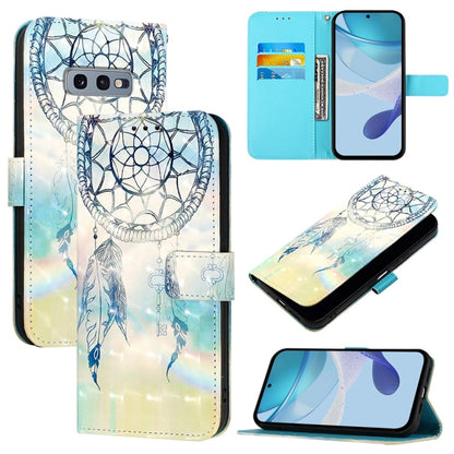 3D Painting Horizontal Flip Leather Phone Case, For Samsung Galaxy S24 FE 5G, For Samsung Galaxy S10e, For Samsung Galaxy S10+
