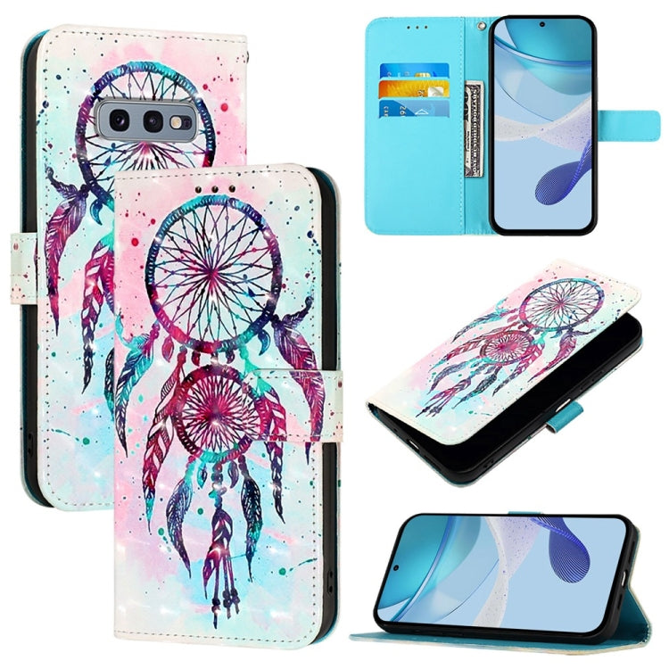 3D Painting Horizontal Flip Leather Phone Case, For Samsung Galaxy S24 FE 5G, For Samsung Galaxy S10e, For Samsung Galaxy S10+