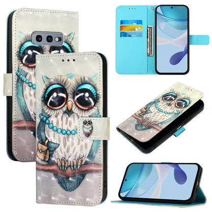 3D Painting Horizontal Flip Leather Phone Case, For Samsung Galaxy S24 FE 5G, For Samsung Galaxy S10e, For Samsung Galaxy S10+