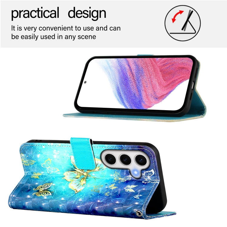 3D Painting Horizontal Flip Leather Phone Case, For Samsung Galaxy S24 FE 5G, For Samsung Galaxy S10e, For Samsung Galaxy S10+