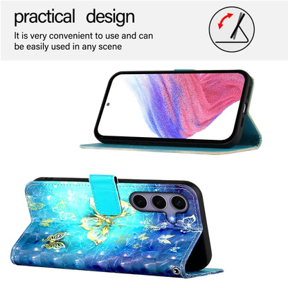 3D Painting Horizontal Flip Leather Phone Case, For Samsung Galaxy S25 5G, For Samsung Galaxy S25+ 5G, For Samsung Galaxy S25 Ultra 5G