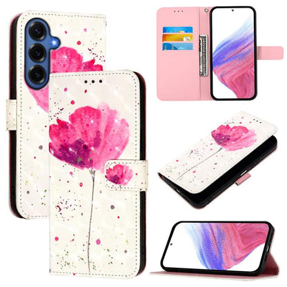 3D Painting Horizontal Flip Leather Phone Case, For Galaxy S26 FE 5G, For Samsung Galaxy S26+ 5G, For Samsung Galaxy S25 Edge 5G