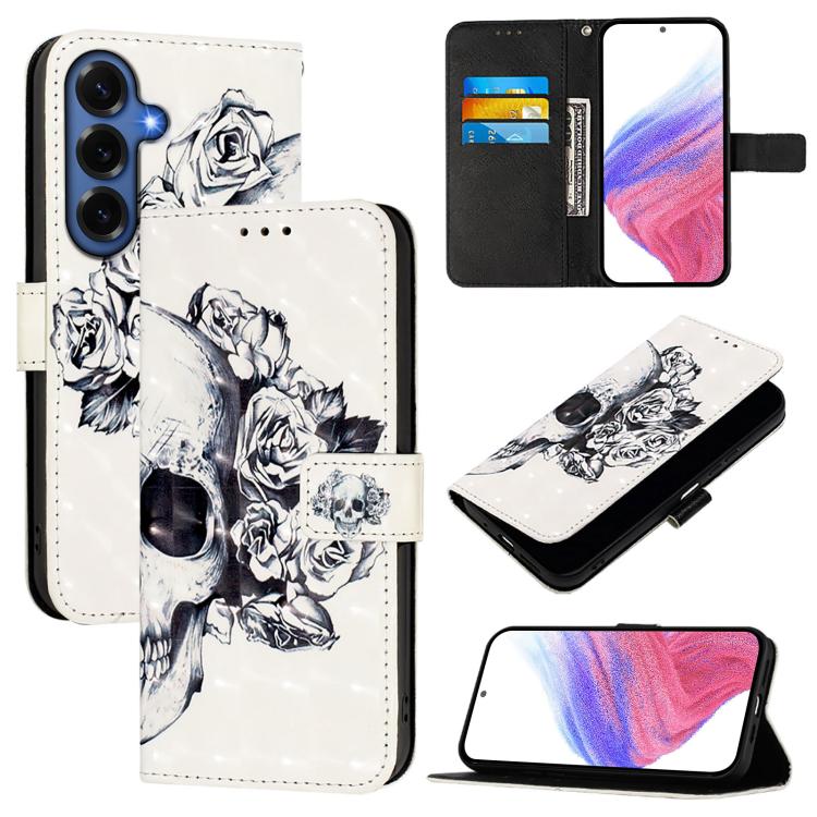 3D Painting Horizontal Flip Leather Phone Case, For Galaxy S26 FE 5G, For Samsung Galaxy S26+ 5G, For Samsung Galaxy S25 Edge 5G