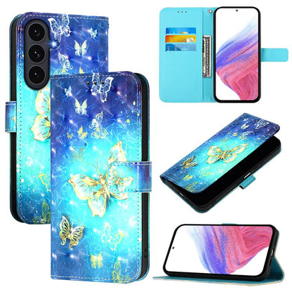 3D Painting Horizontal Flip Leather Phone Case, For Galaxy S26 FE 5G, For Samsung Galaxy S26+ 5G, For Samsung Galaxy S25 Edge 5G