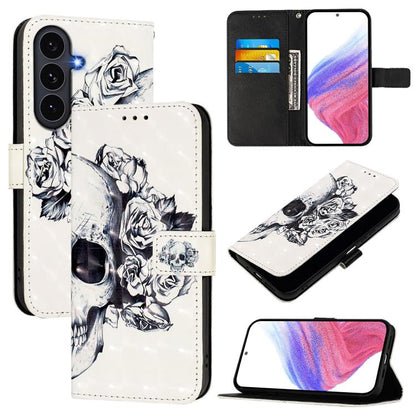 3D Painting Horizontal Flip Leather Phone Case, For Galaxy S26 FE 5G, For Samsung Galaxy S26+ 5G, For Samsung Galaxy S25 Edge 5G